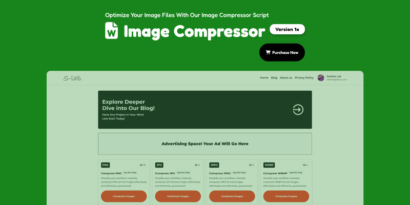 SCompressor - The Ultimate Multi Image Compressor