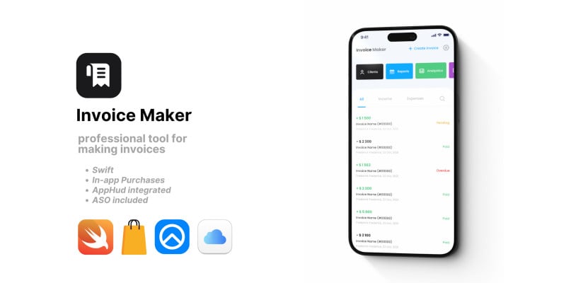 Invoice Maker - iOS Source Code