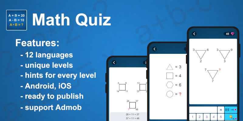 Math Quiz - IQ Puzzles Unity