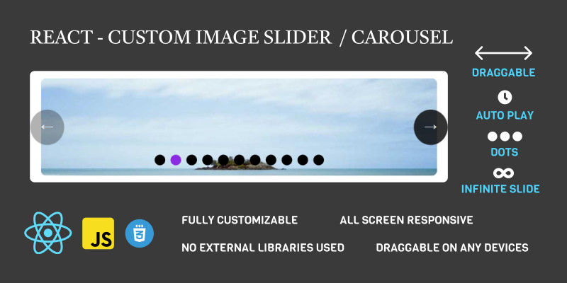 React Image Carousel - Draggable Image Slider