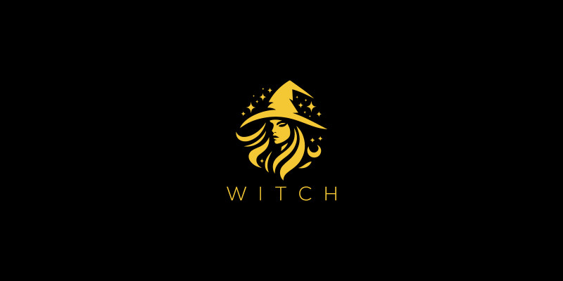 Witch Logo Template 