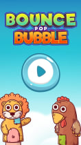 Bounce Bubble Pop - Unity App Source Code.  Screenshot 1