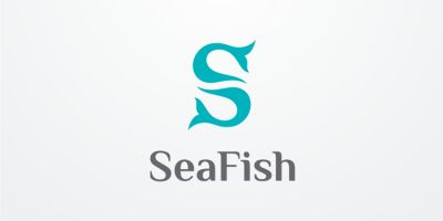 Sea Fish - Letter S Logo