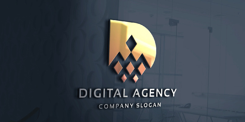 Digital Agency Professional Letter D Logo