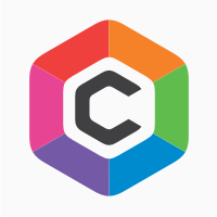 Color Hexagon - Letter C Logo 