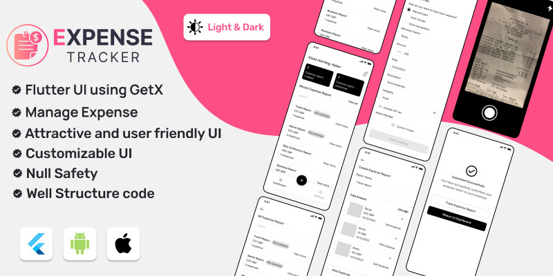 Expense Tracker - Flutter App Template