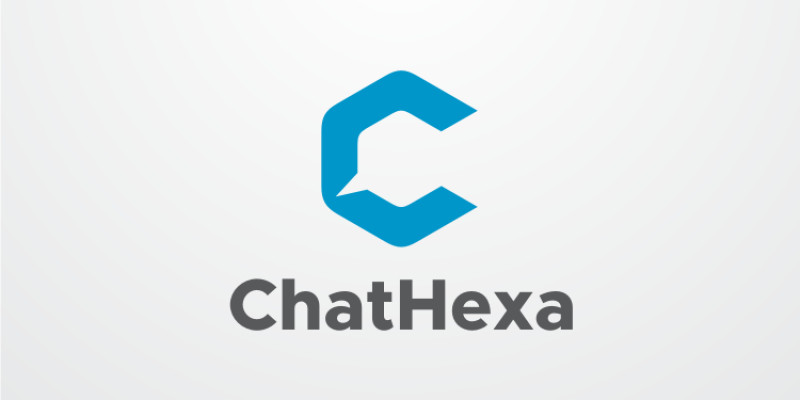 Chat - Letter C Hexagon Logo