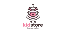 Kids Clothes Store Logo Template Screenshot 1