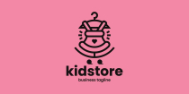 Kids Clothes Store Logo Template Screenshot 2
