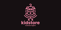 Kids Clothes Store Logo Template Screenshot 3