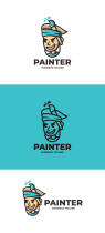 Creative Boy Painter Logo Template Screenshot 3