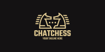 Chat Chess Logo Template Screenshot 3
