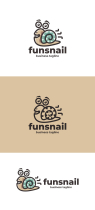 Fun Snail Logo Template Screenshot 3