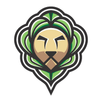 Nature Leaf Lion Logo Template
