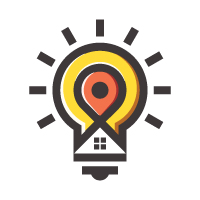 Smart Home Location Logo Template