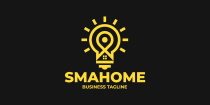 Smart Home Location Logo Template Screenshot 3