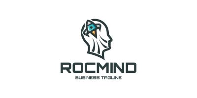 Rocket Mind Logo Template