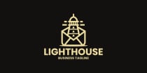 Lighthouse Mail Logo Template Screenshot 3
