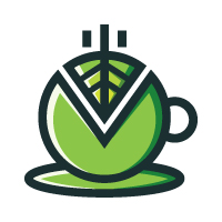 Nature Green Tea Logo Template