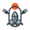 Summer Seafood Restaurant Logo Template