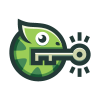 Key Chameleon Logo Template