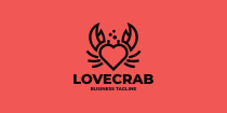 Crab Love Logo Template Screenshot 2