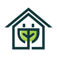 Eco Plug House Logo Template