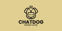 Dog Chat Logo Template Screenshot 2