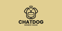 Dog Chat Logo Template Screenshot 2