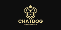 Dog Chat Logo Template Screenshot 3
