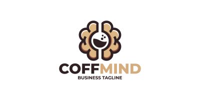 Coffee Mind Logo Template