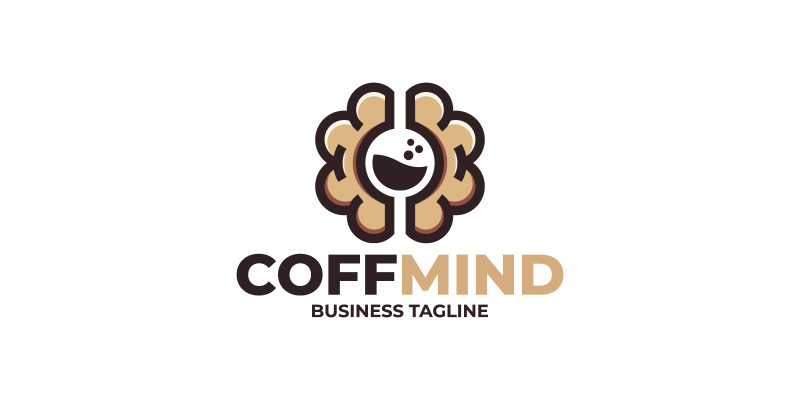 Coffee Mind Logo Template