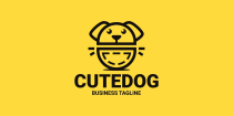 Cheerful Dog Pocket Logo Template Screenshot 2