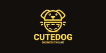 Cheerful Dog Pocket Logo Template Screenshot 3