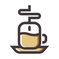 Web Coffee Logo Template