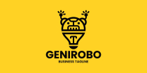 Genius Robot Logo Template Screenshot 2