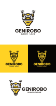 Genius Robot Logo Template Screenshot 4
