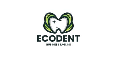 Eco Dental Logo Template