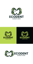 Eco Dental Logo Template Screenshot 4