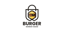 Burger Shop Logo Template Screenshot 1