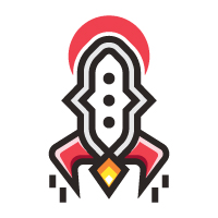 Rocket Code Logo Template