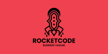 Rocket Code Logo Template Screenshot 2