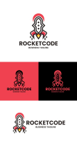 Rocket Code Logo Template Screenshot 4