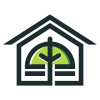 Eco Food House Logo Template