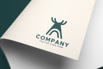 Letter A Deer Logo Design Template Screenshot 3