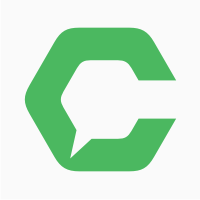 Chat Hexagon - Letter C Logo