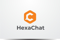 Hexagon Chat - Letter C Logo design Screenshot 1