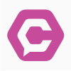Hexagon Letter C Chat Logo design