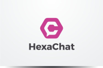 Hexagon Letter C Chat Logo design Screenshot 1