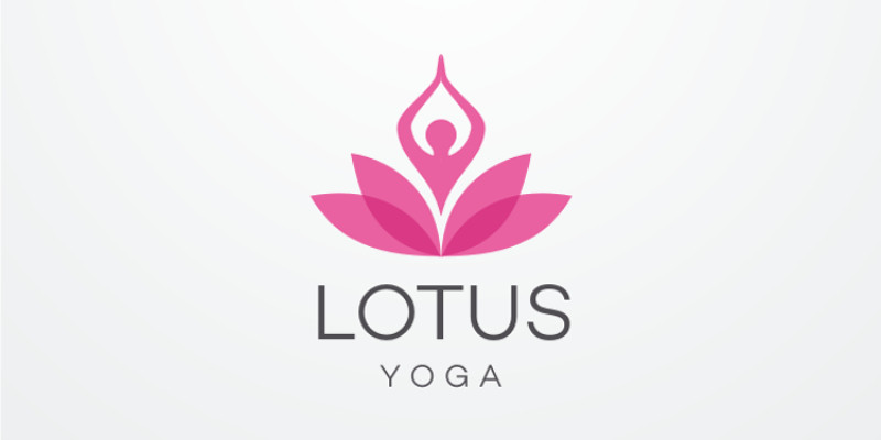 Lotus Yoga logo design